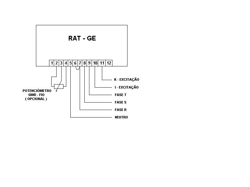 diagrama de ligação Rat GE